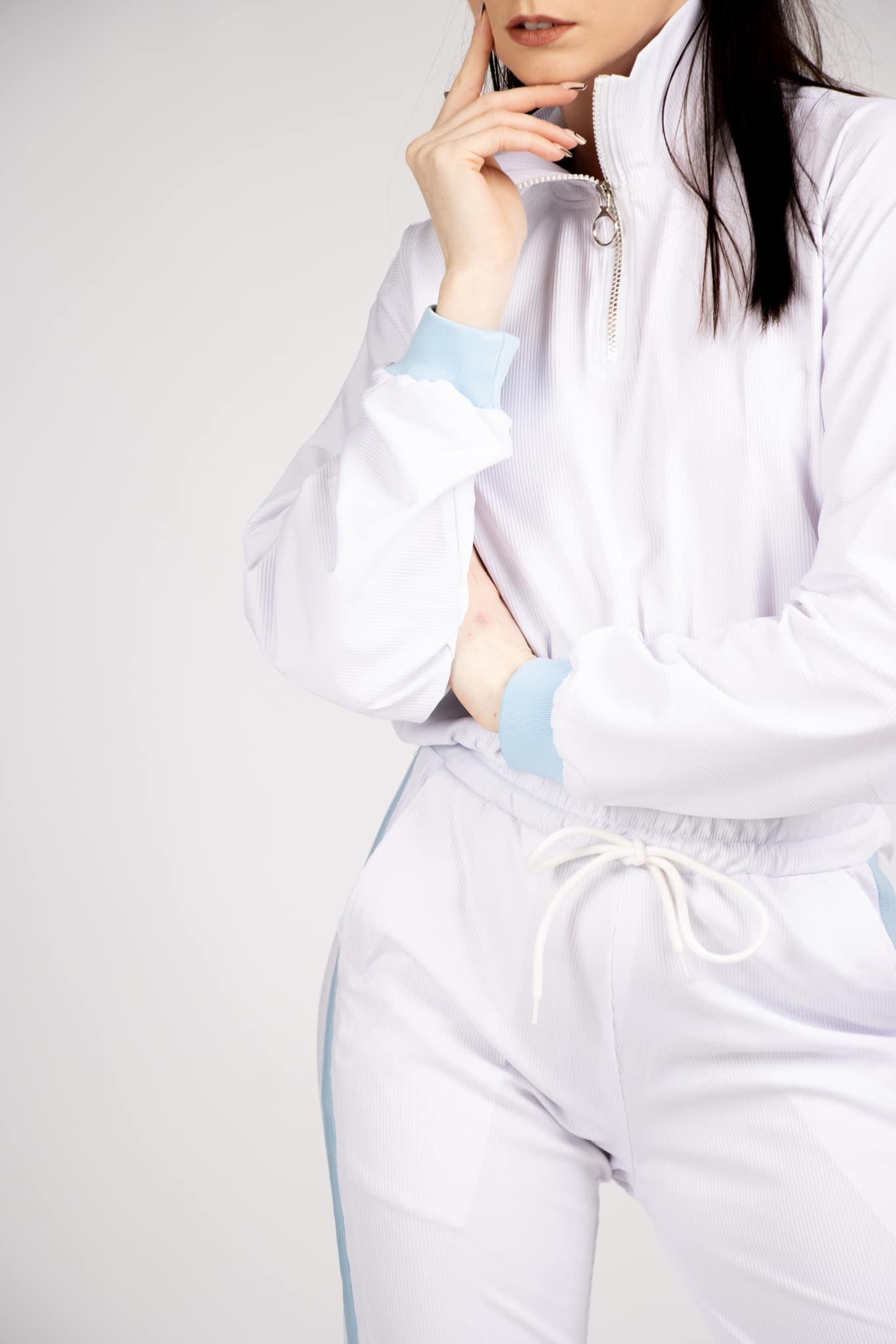 High neck Joggers Set