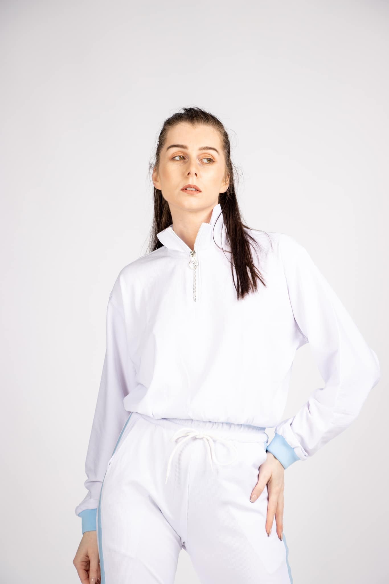 High neck Joggers Set