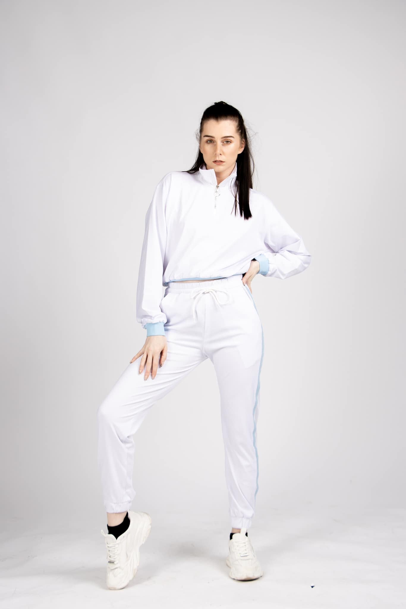 High neck Joggers Set