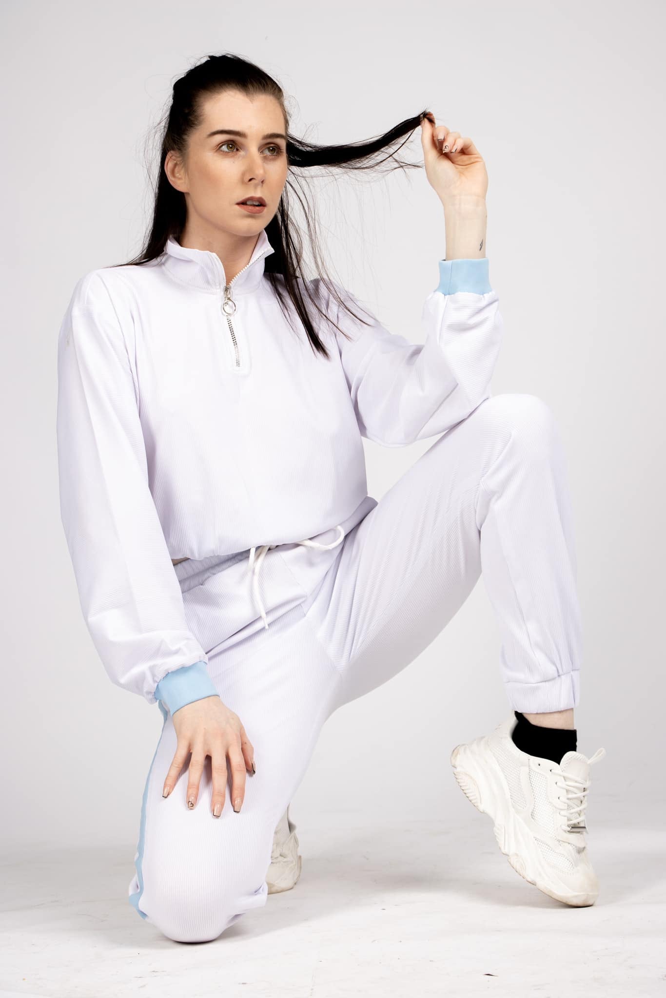 High neck Joggers Set