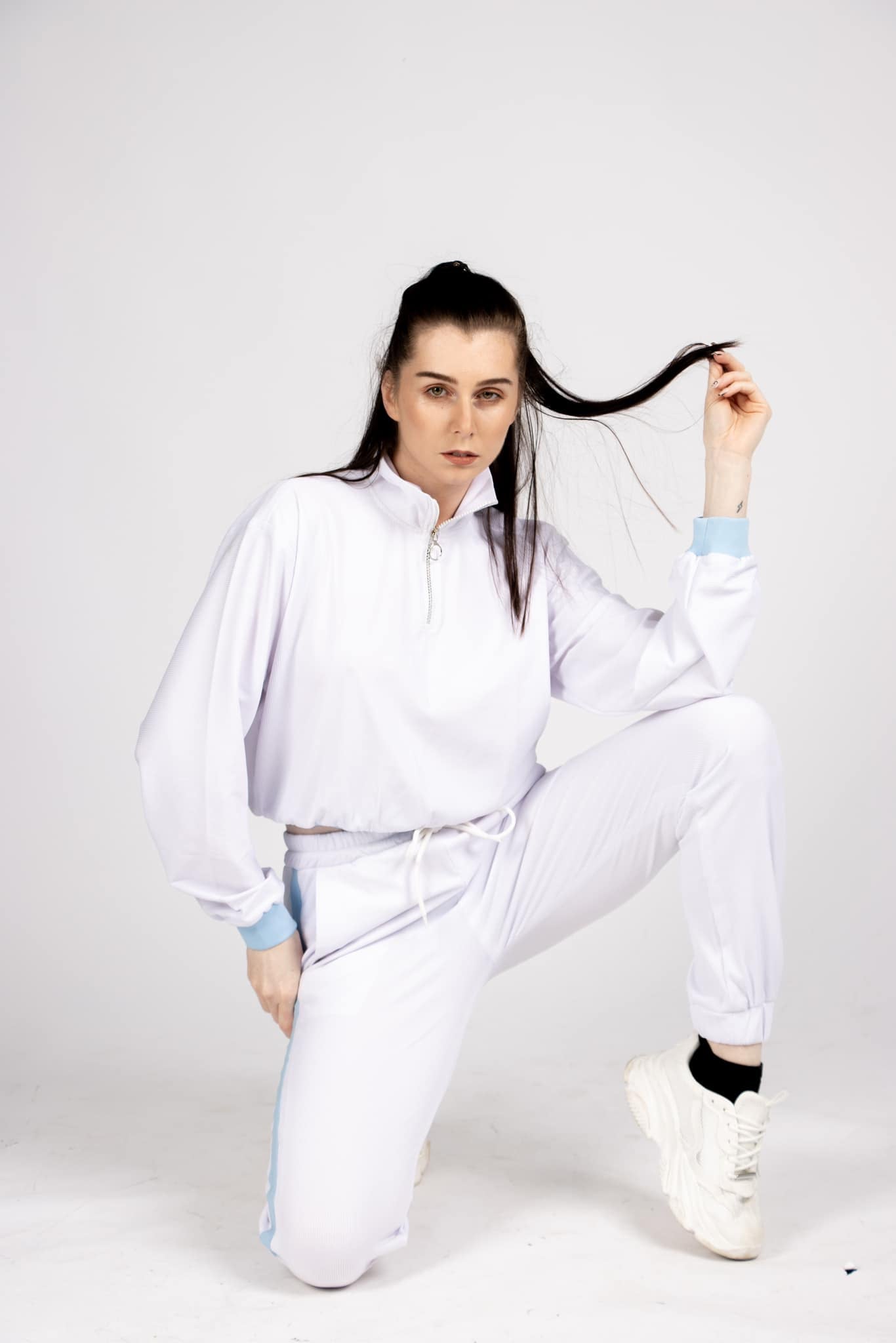 High neck Joggers Set