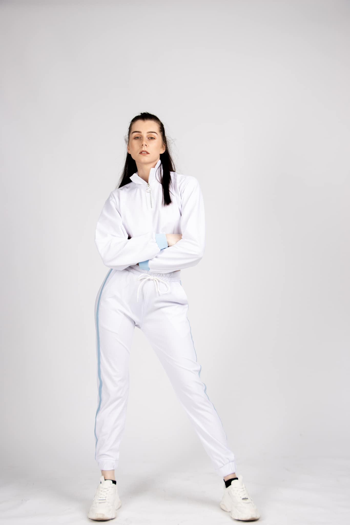 High neck Joggers Set