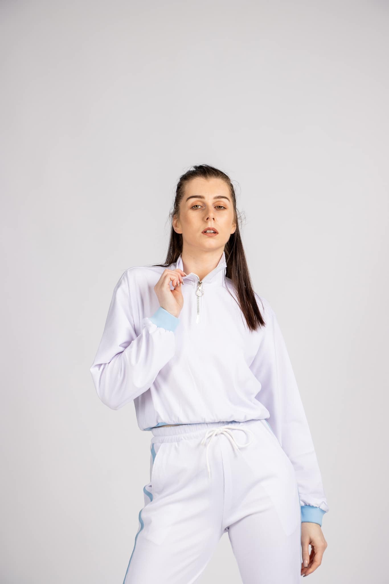 High neck Joggers Set