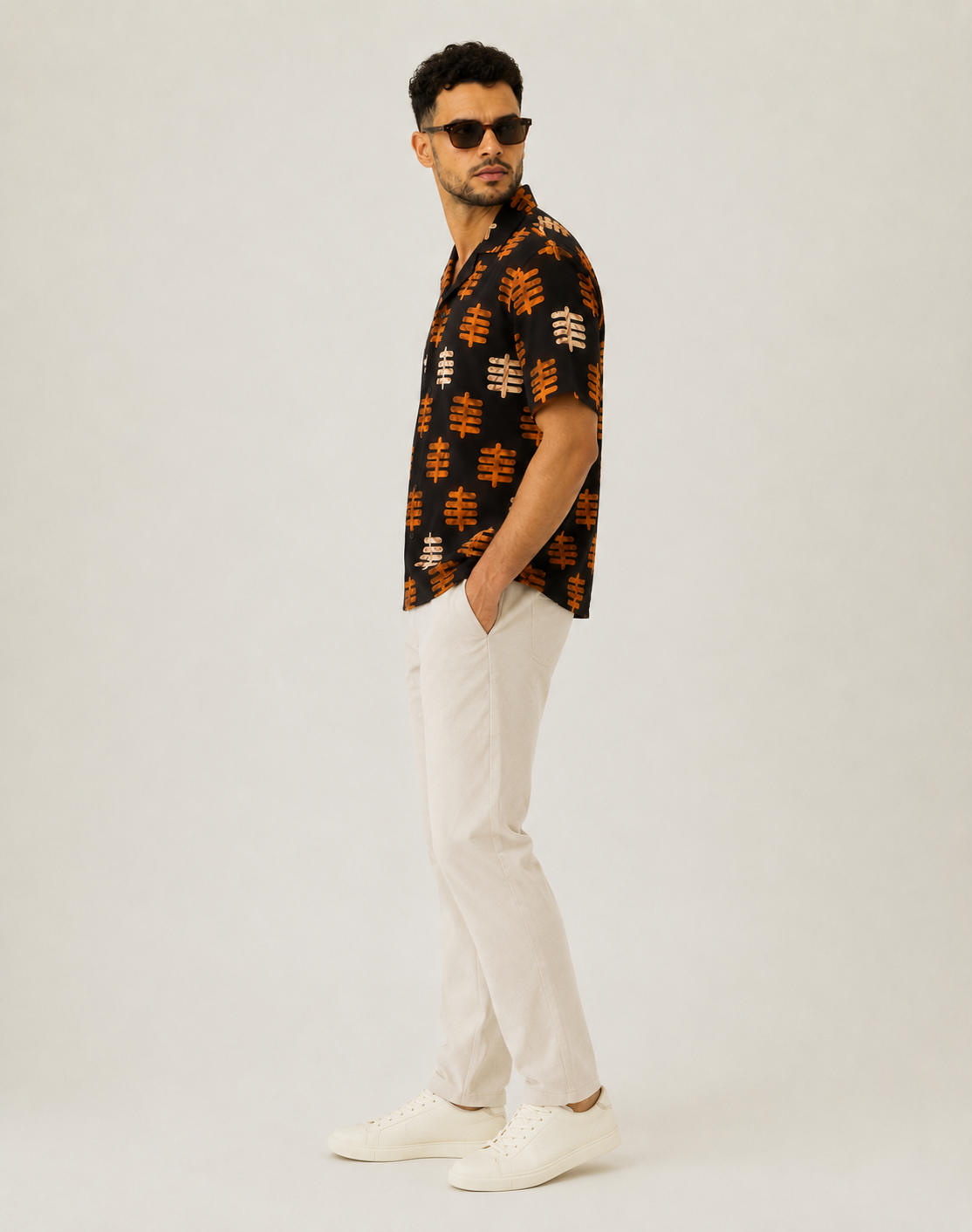 Tribal Tally Men's Shirt | Contemporary Statement Wear