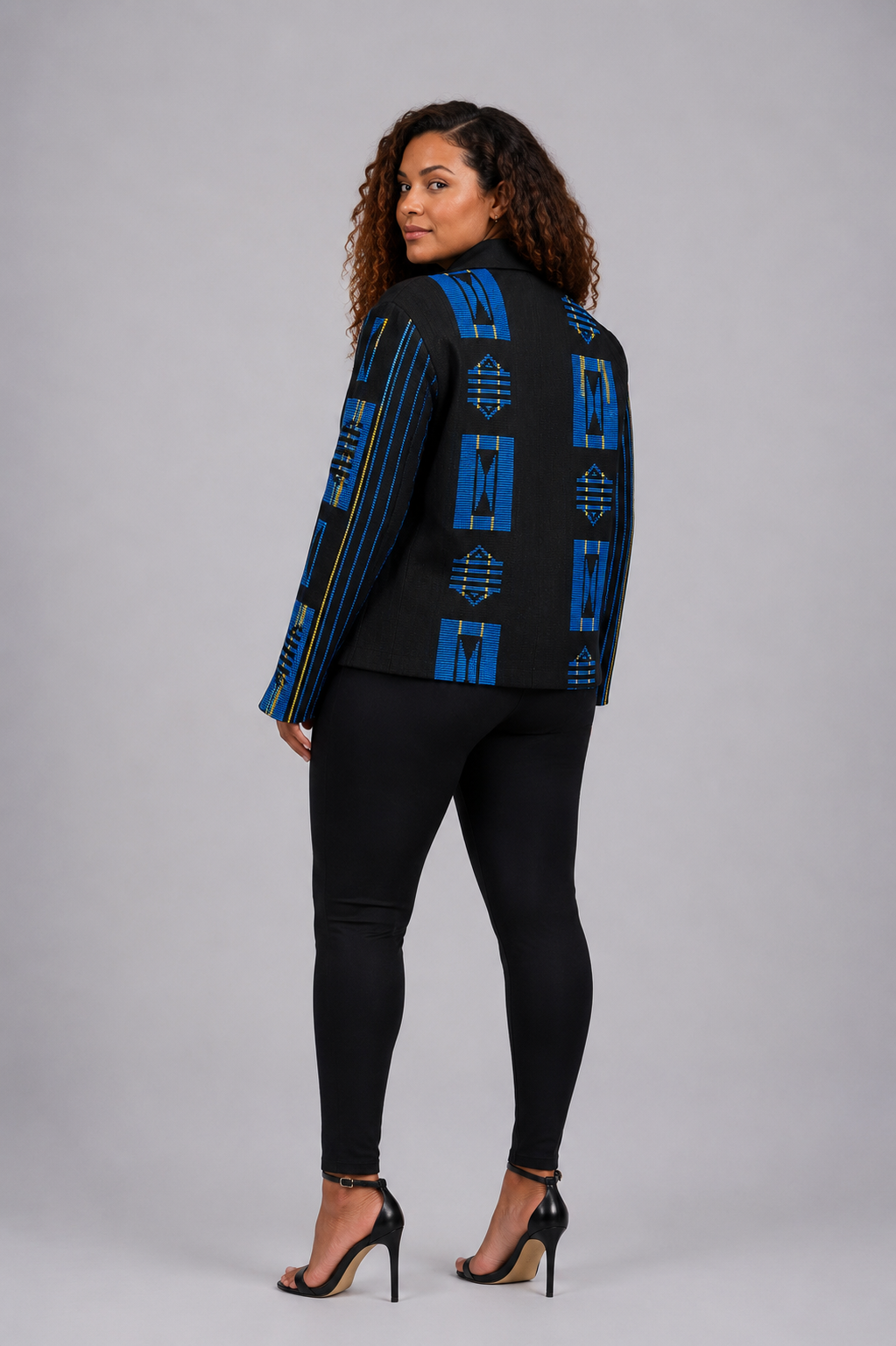 Akwete Bomber Jacket - | Contemporary Streetwear (Blue)