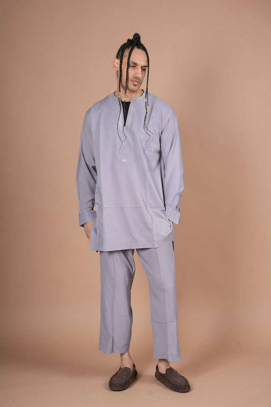 Grey long sleeve Senator Set