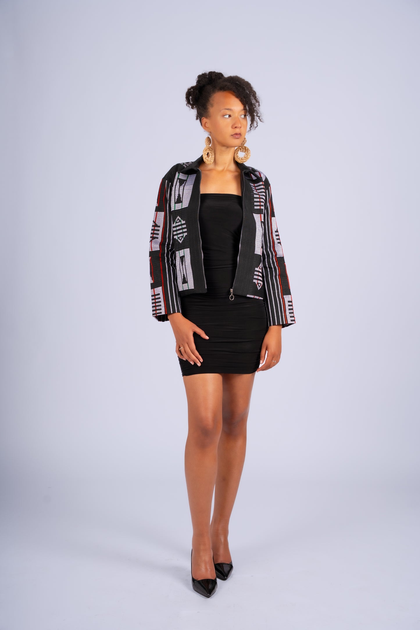 Akwete Bomber Jacket - | Contemporary Streetwear (Grey)