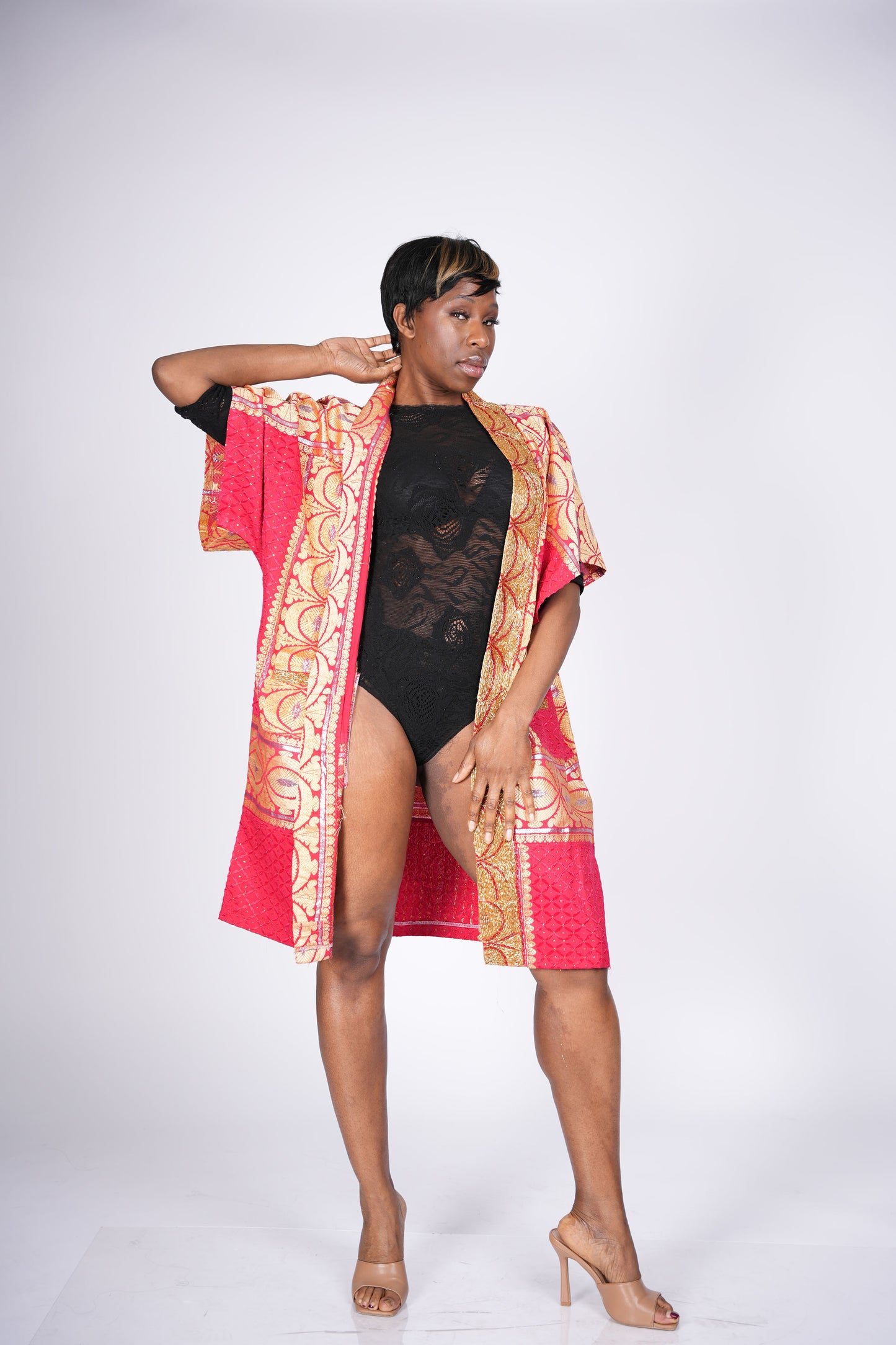 Red and Gold Kimono