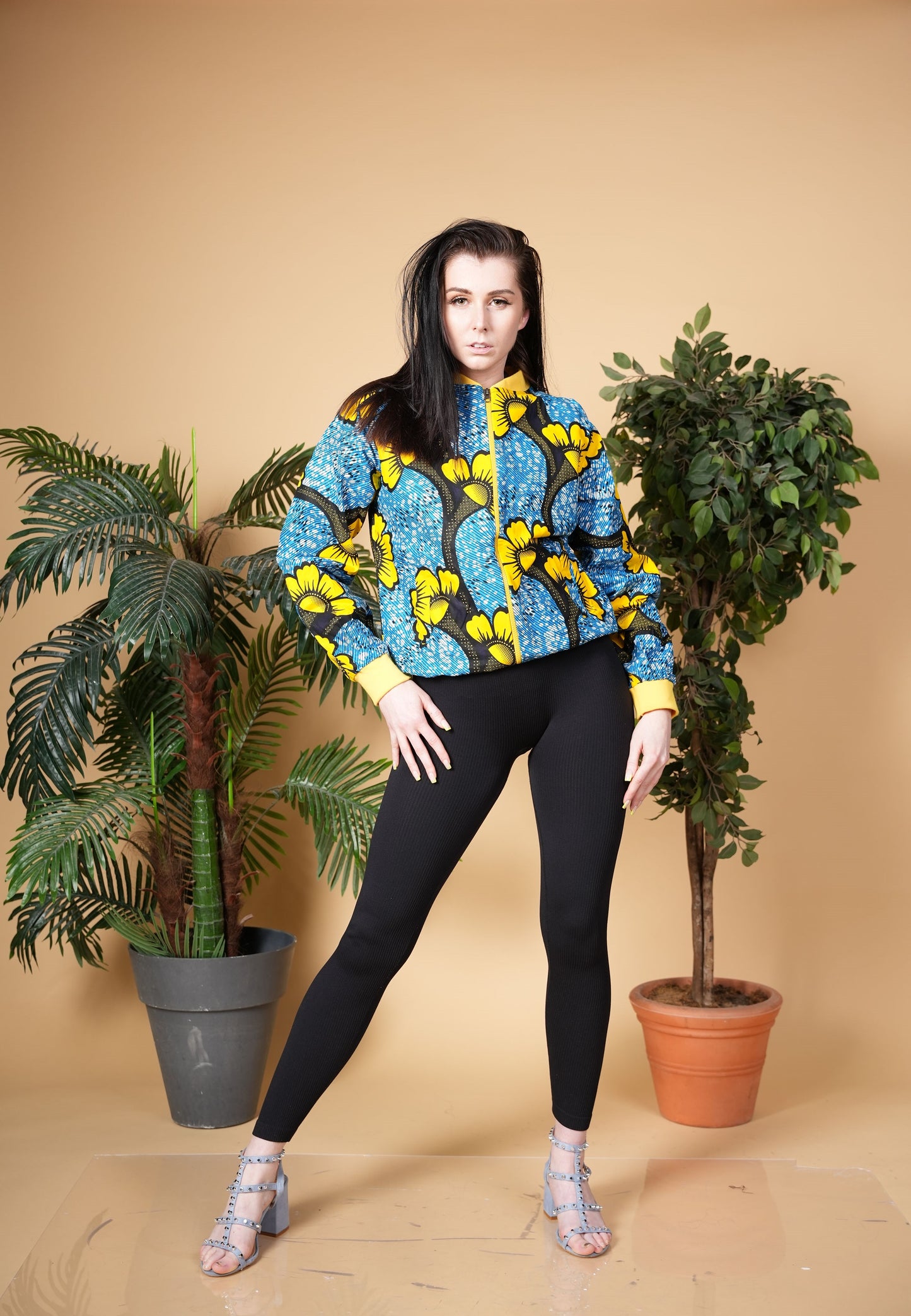 Floral Bomber jacket