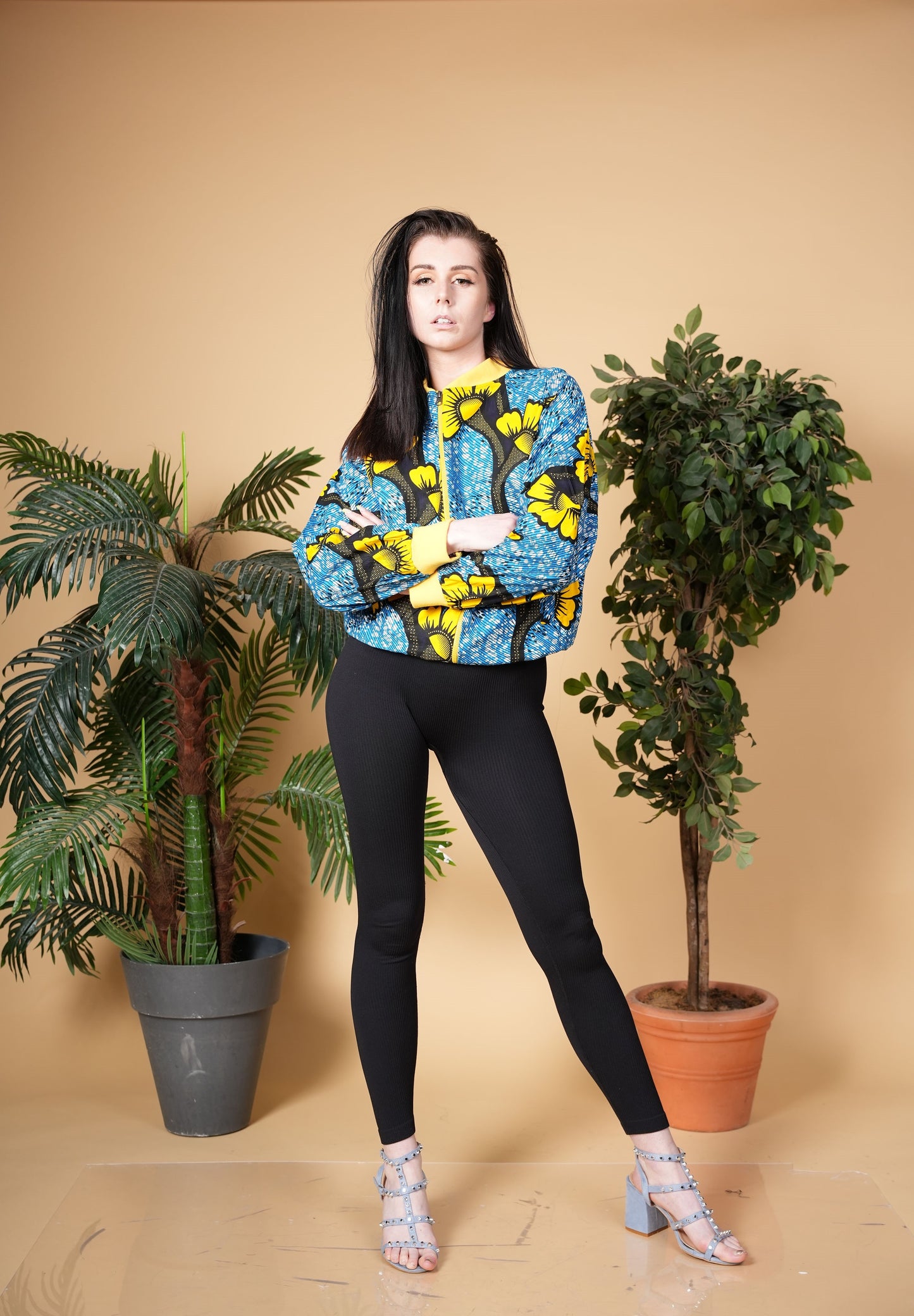 Floral Bomber jacket