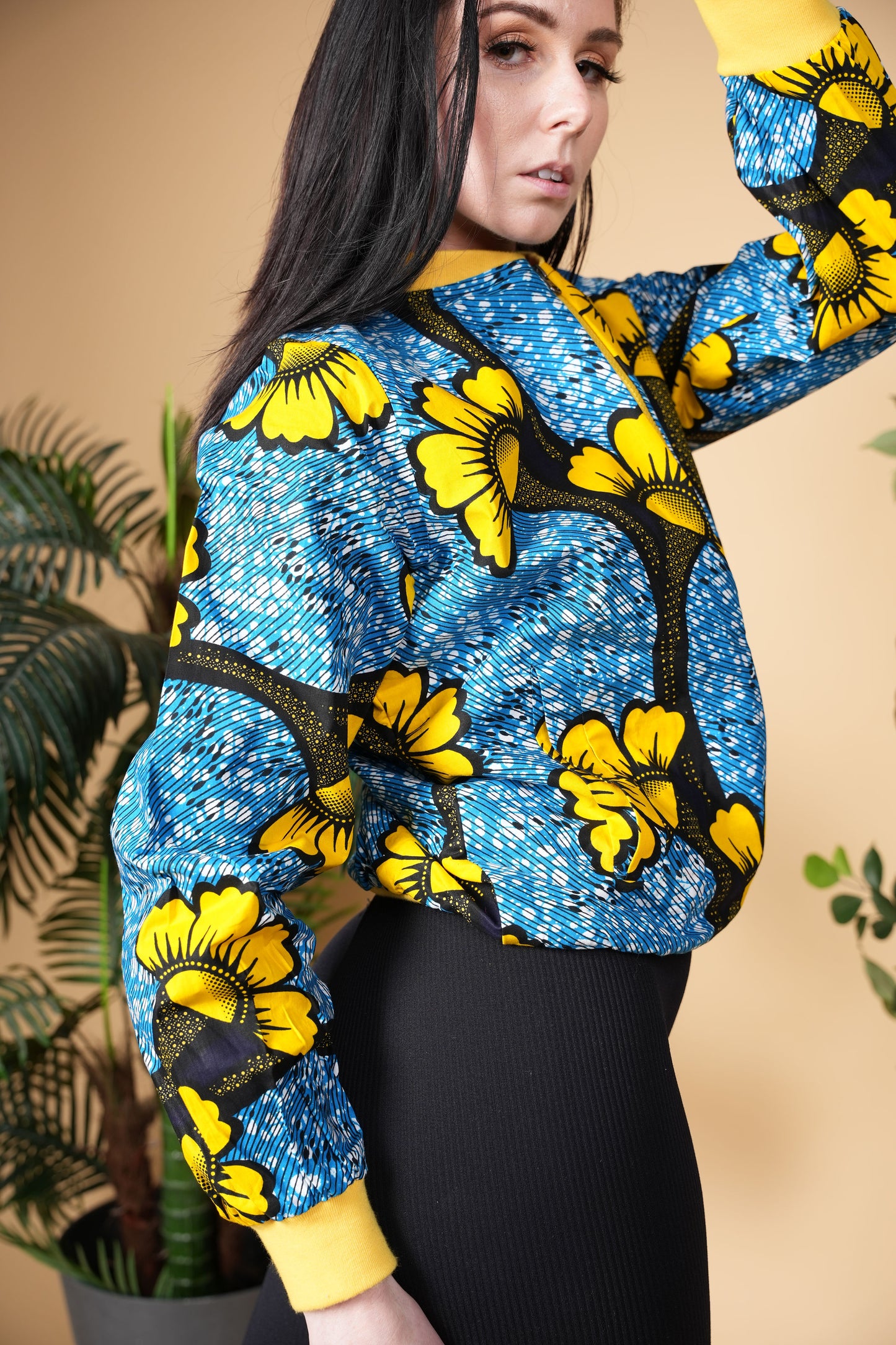 Floral Bomber jacket