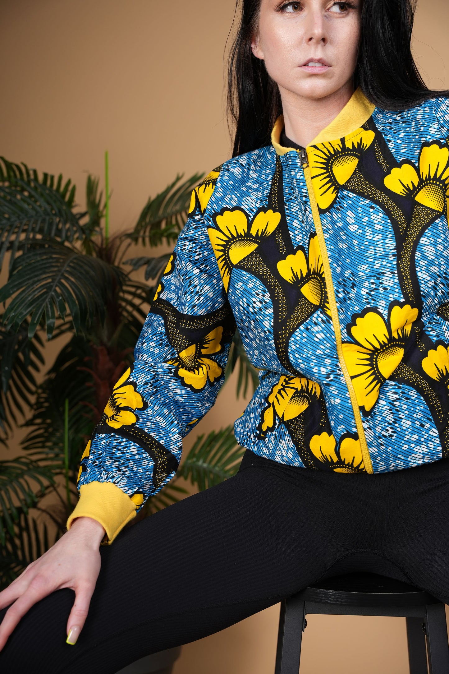 Floral Bomber jacket