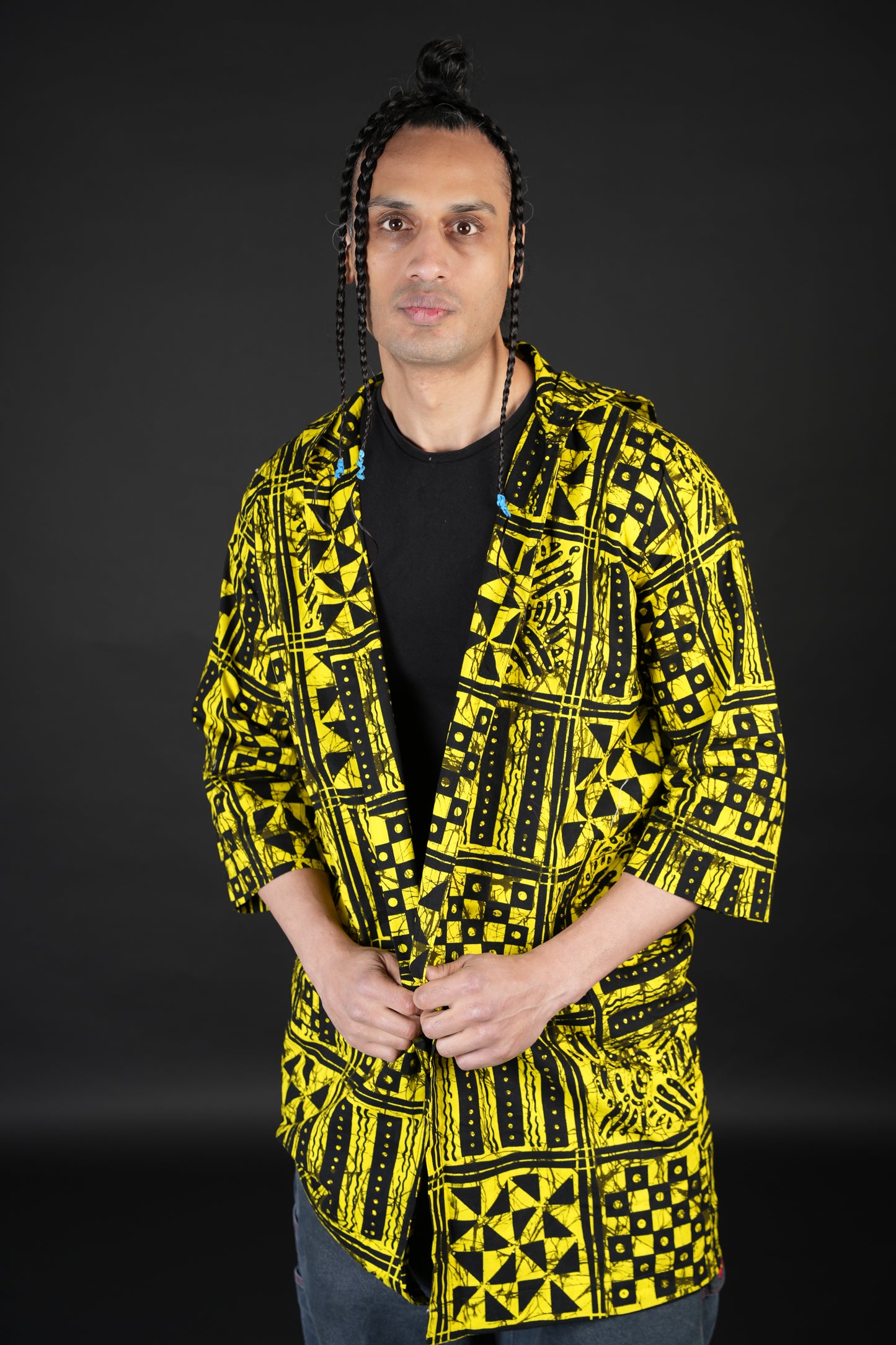 Stoned Ankara Kimono