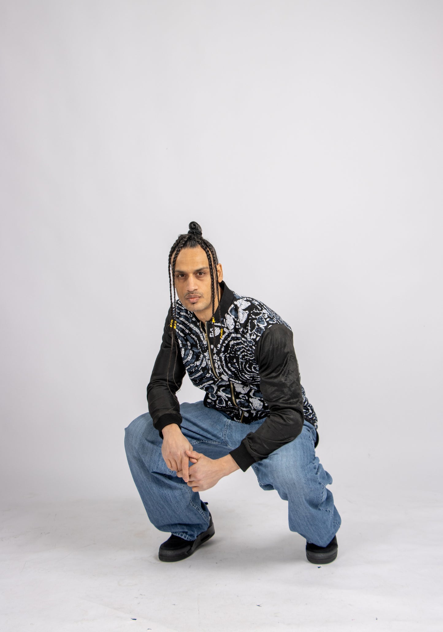 Ankara Print Bomber Jacket