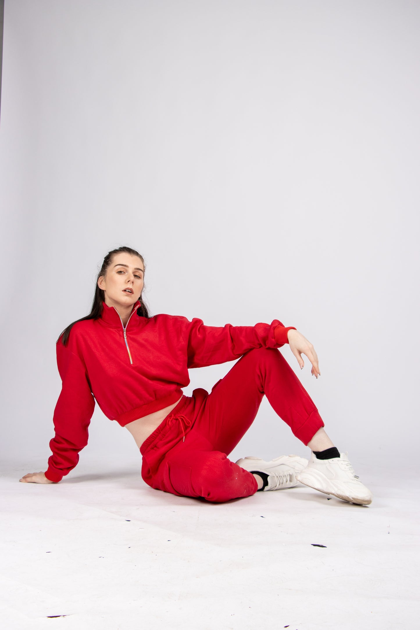 Two Piece Joggers Set With Cargo Pants