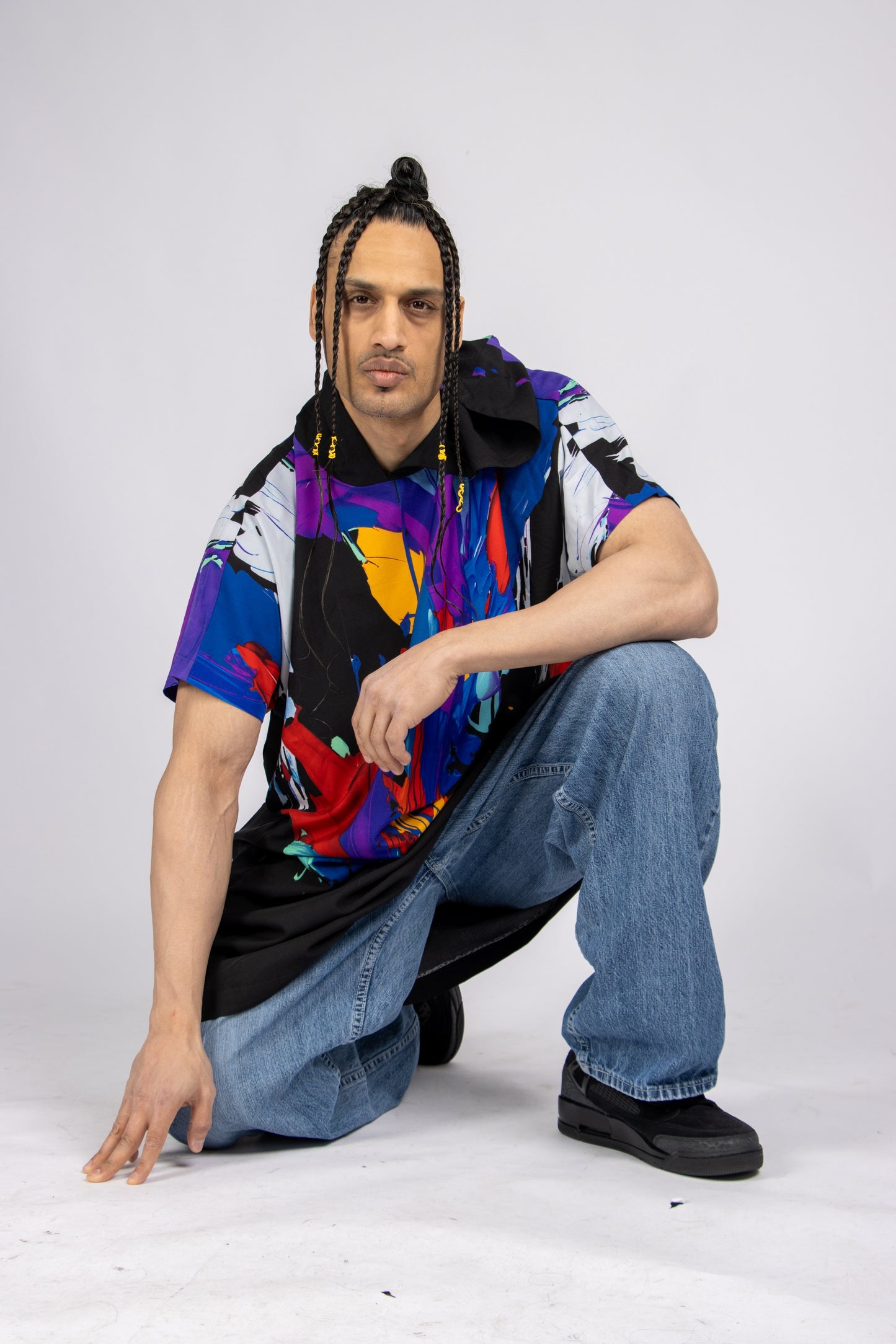 Oversize Short Sleeve Hoodie Top