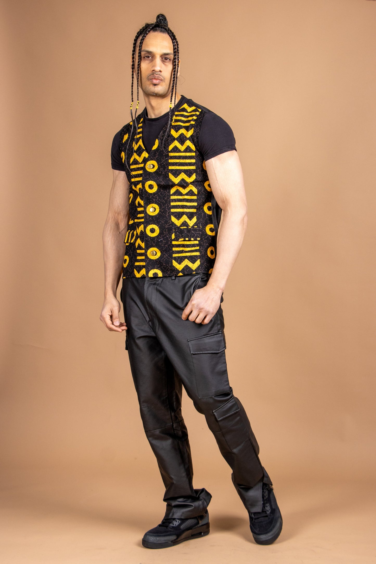 Mud cloth Waistcoat