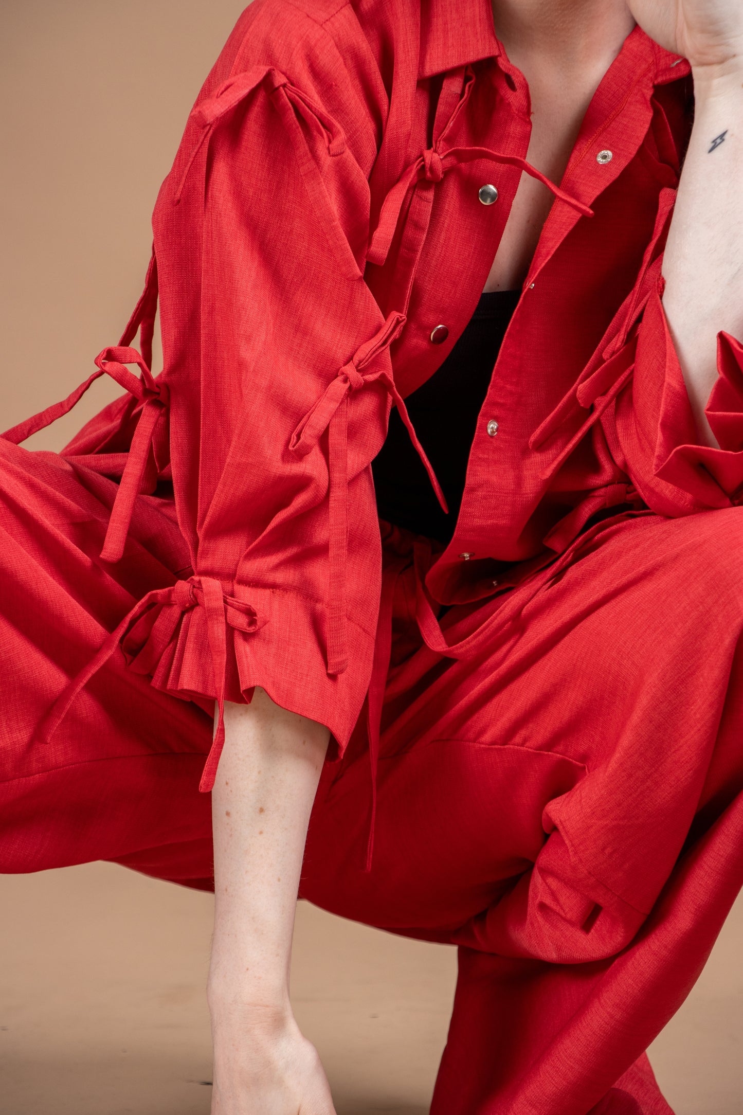 Two piece cordage set