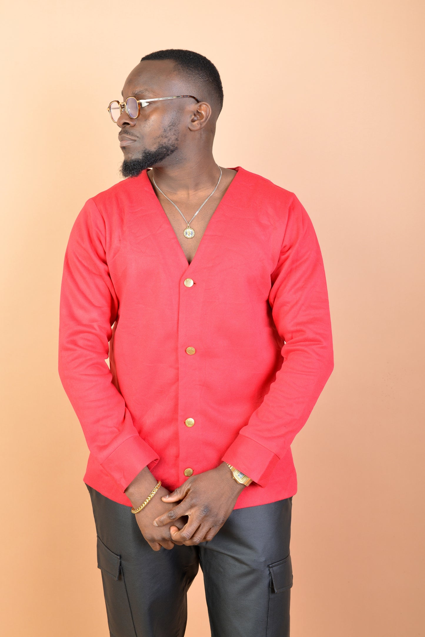 Red Long sleeve Jumper