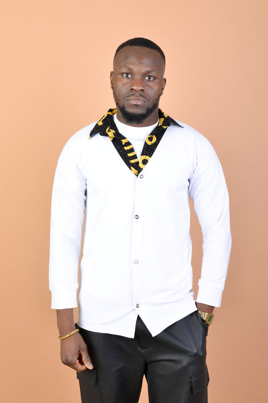 Mud collar shirt 2-in-1