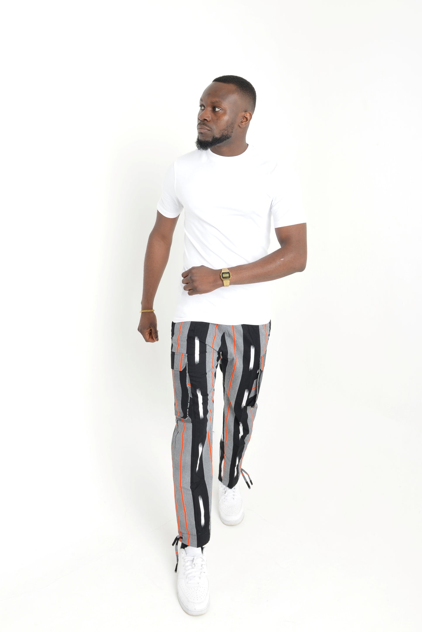 Cargo Trouser with Tribal Prints