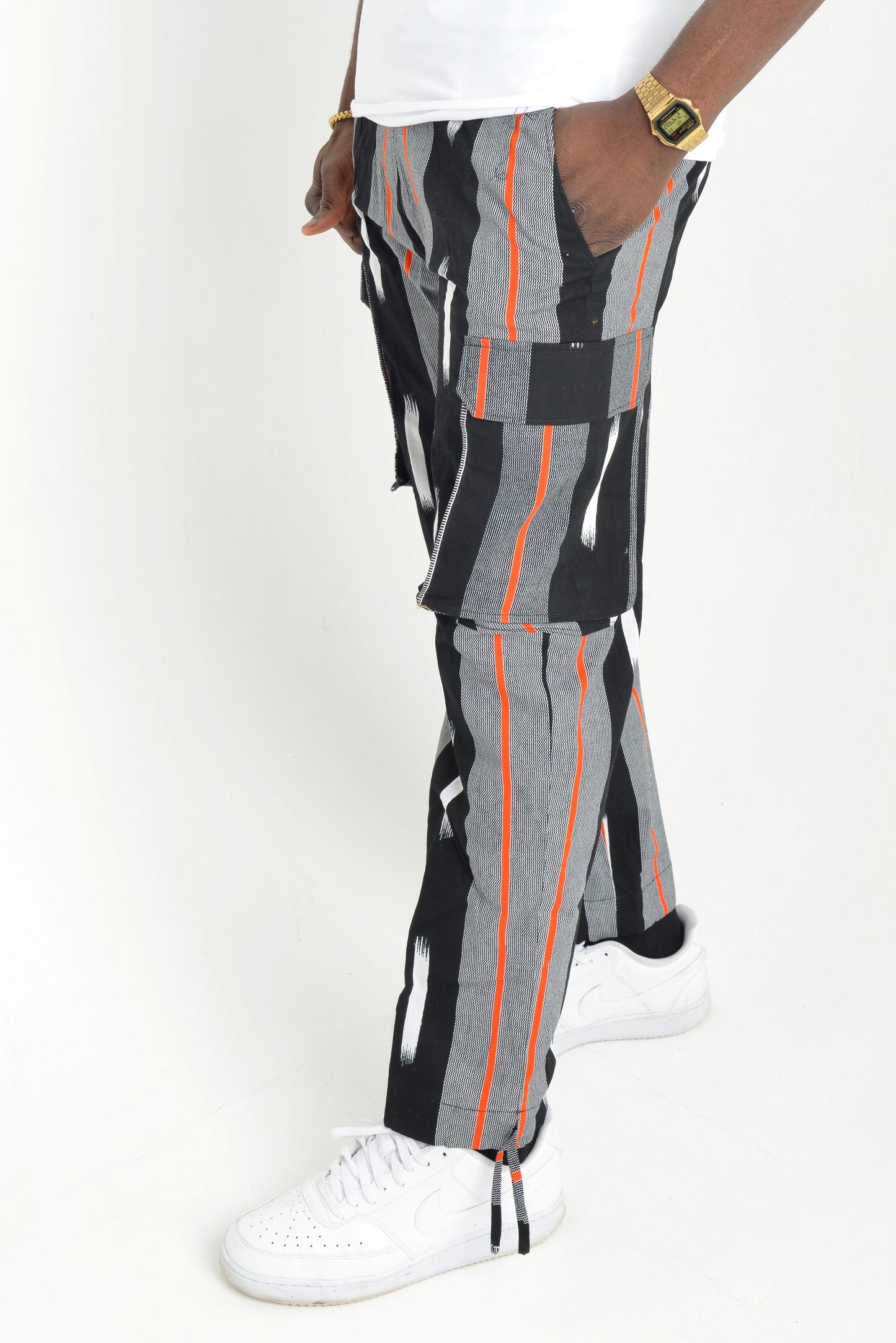 Cargo Trouser with Tribal Prints