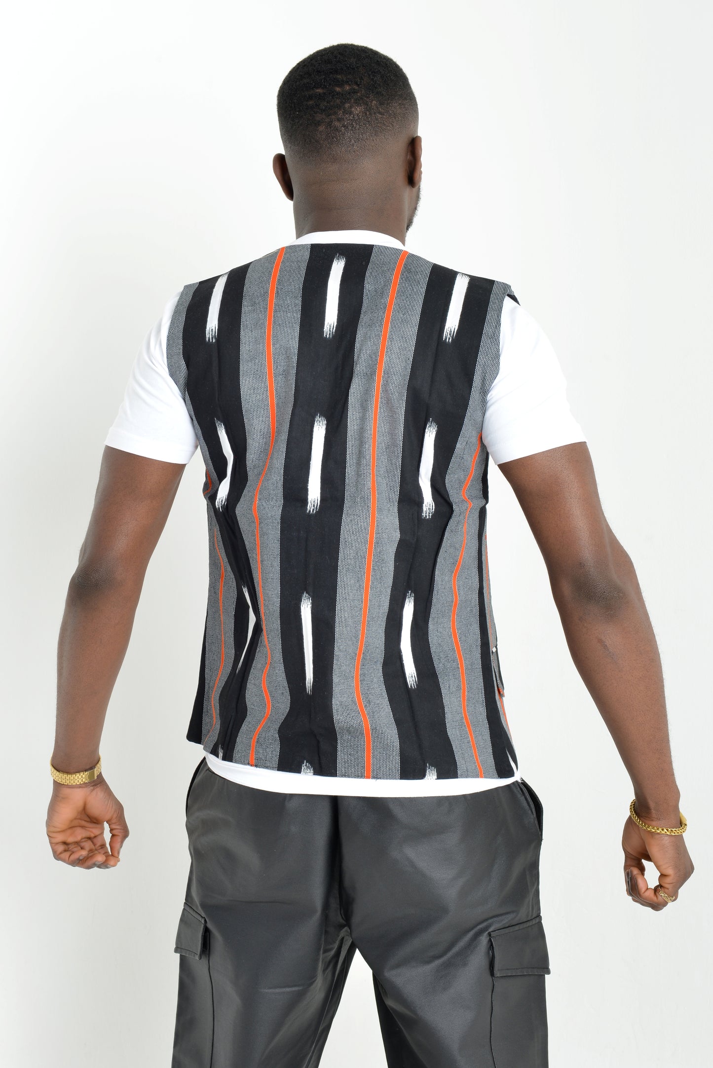 Tribal print waistcoat