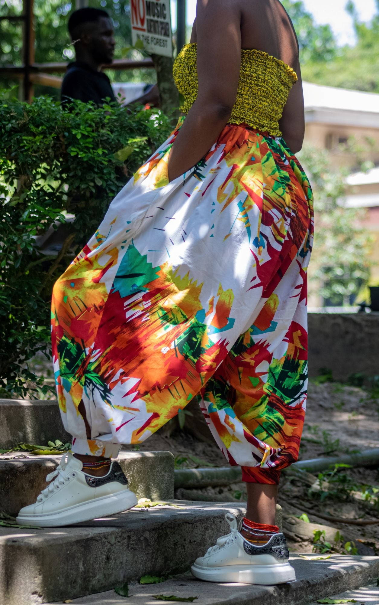 Sakara Blaze Print Trouser