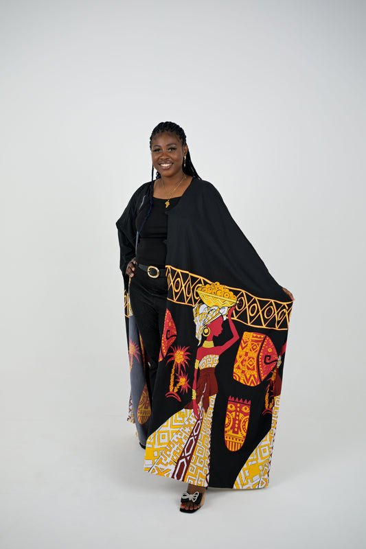 Tribal Print Kimono