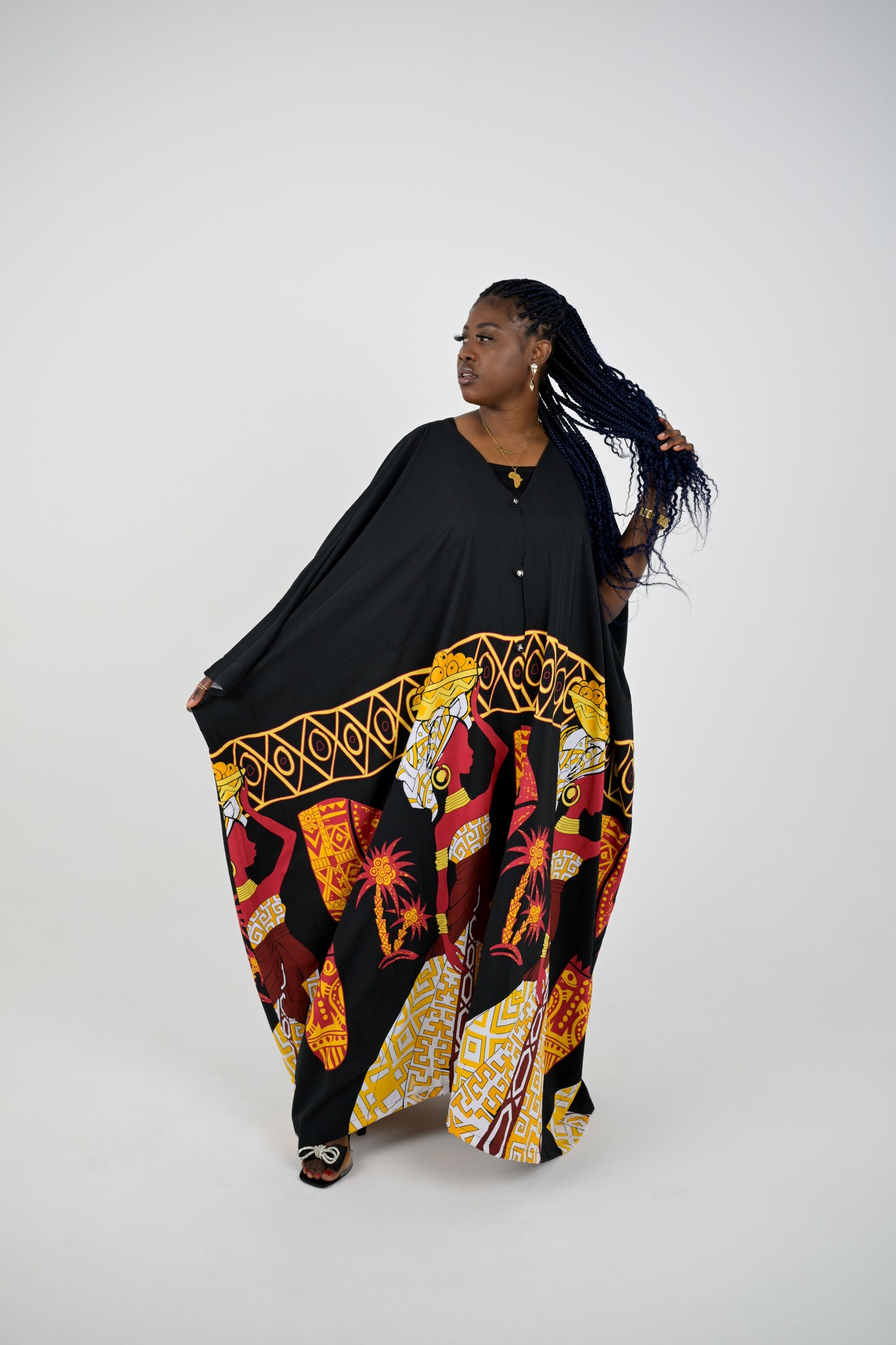 Tribal Print Kimono