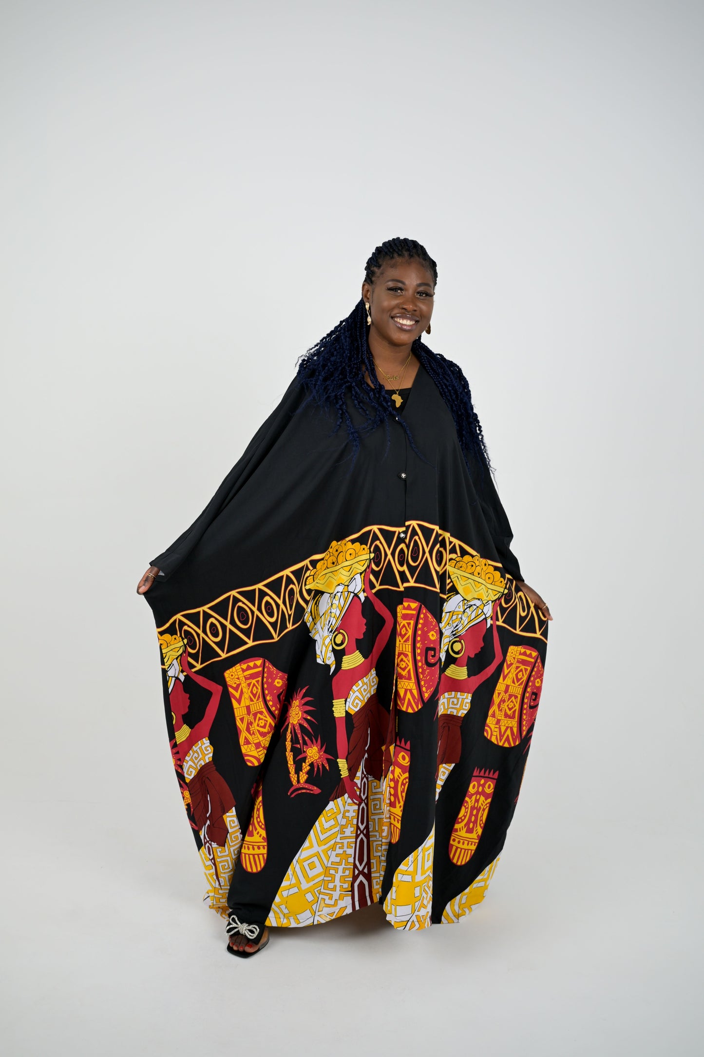 Tribal Print Kimono