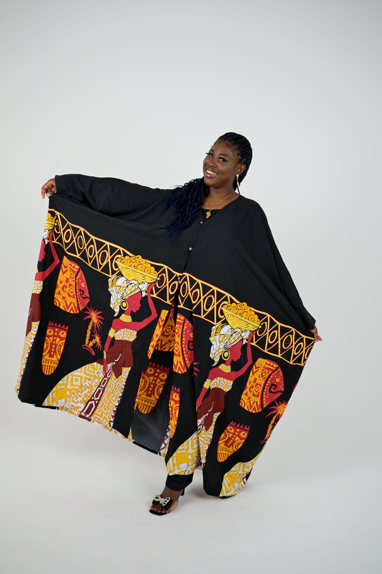Tribal Print Kimono