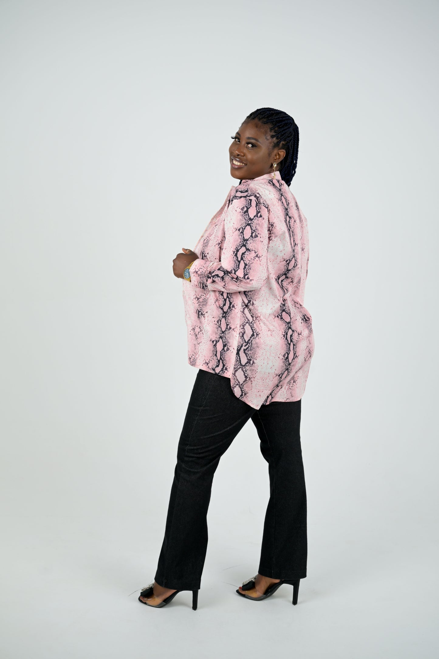 Snake Print Design Top
