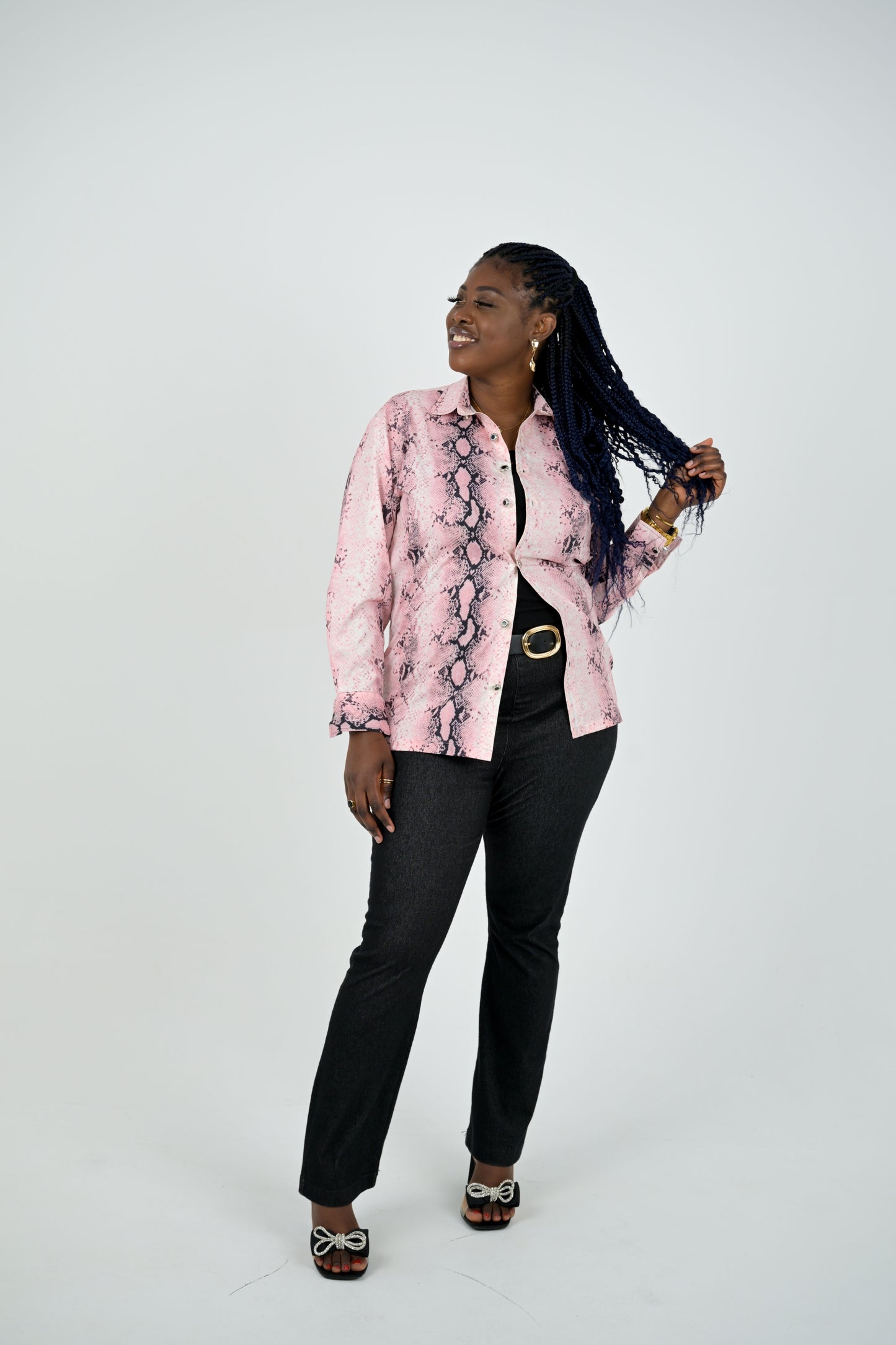 Snake Print Design Top
