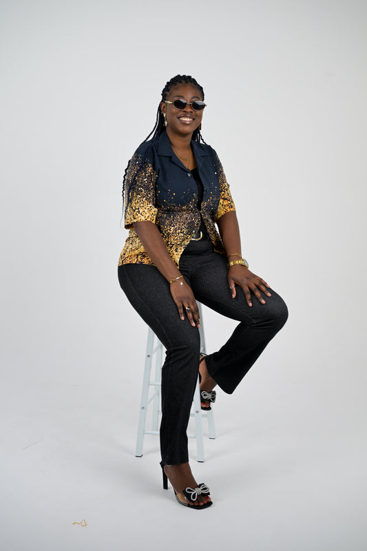 Gold Burst Short Sleeve Shirt