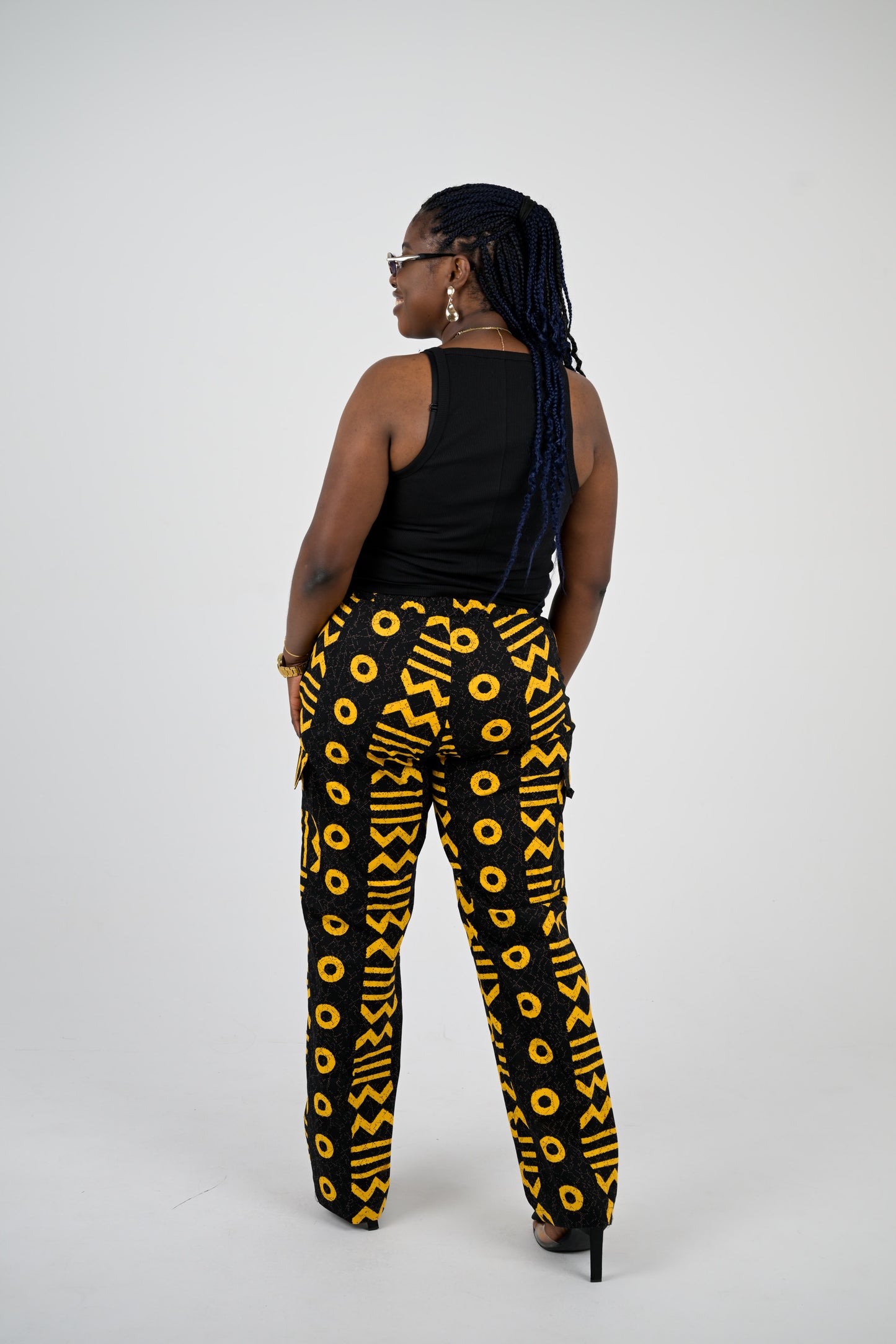 Ankara Mudcloth Print Pants