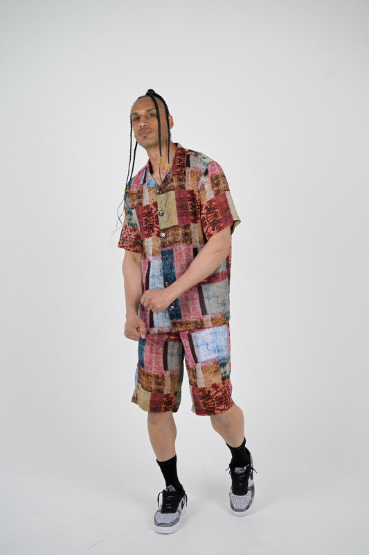 Vintage-Inspired Patchwork Set