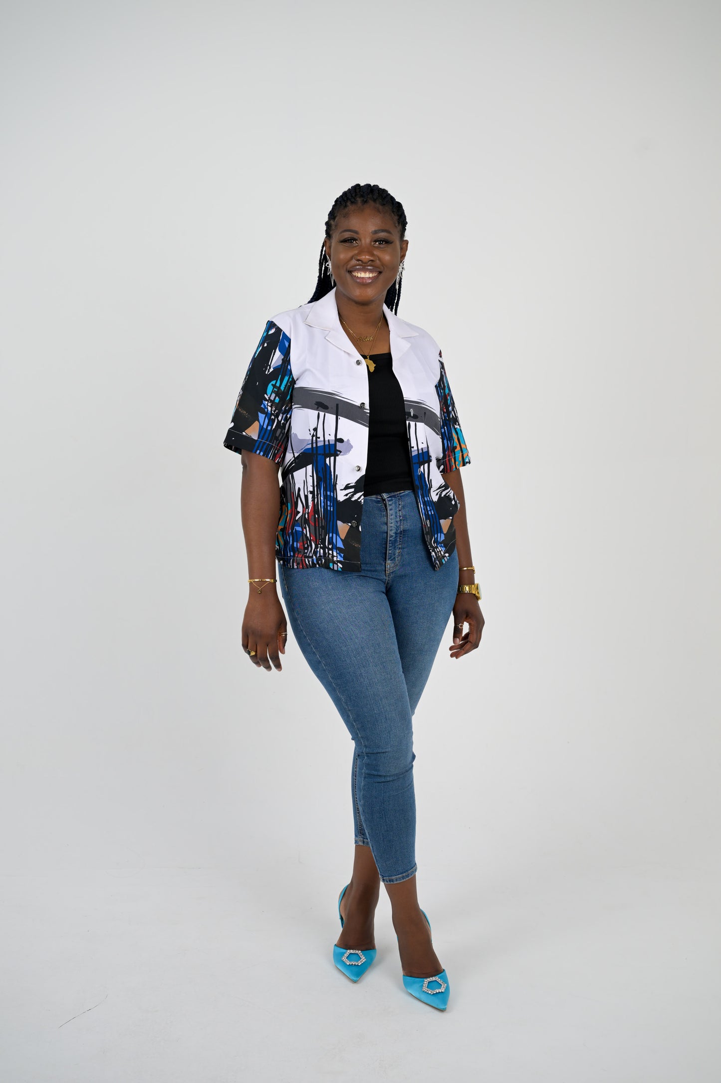Abstract Art Short-Sleeve Shirt