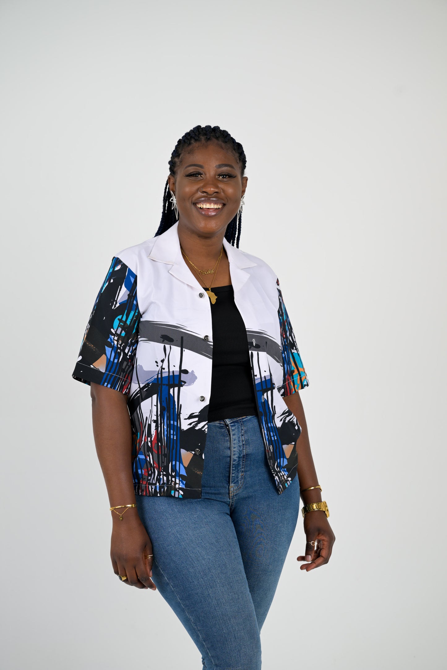 Abstract Art Short-Sleeve Shirt