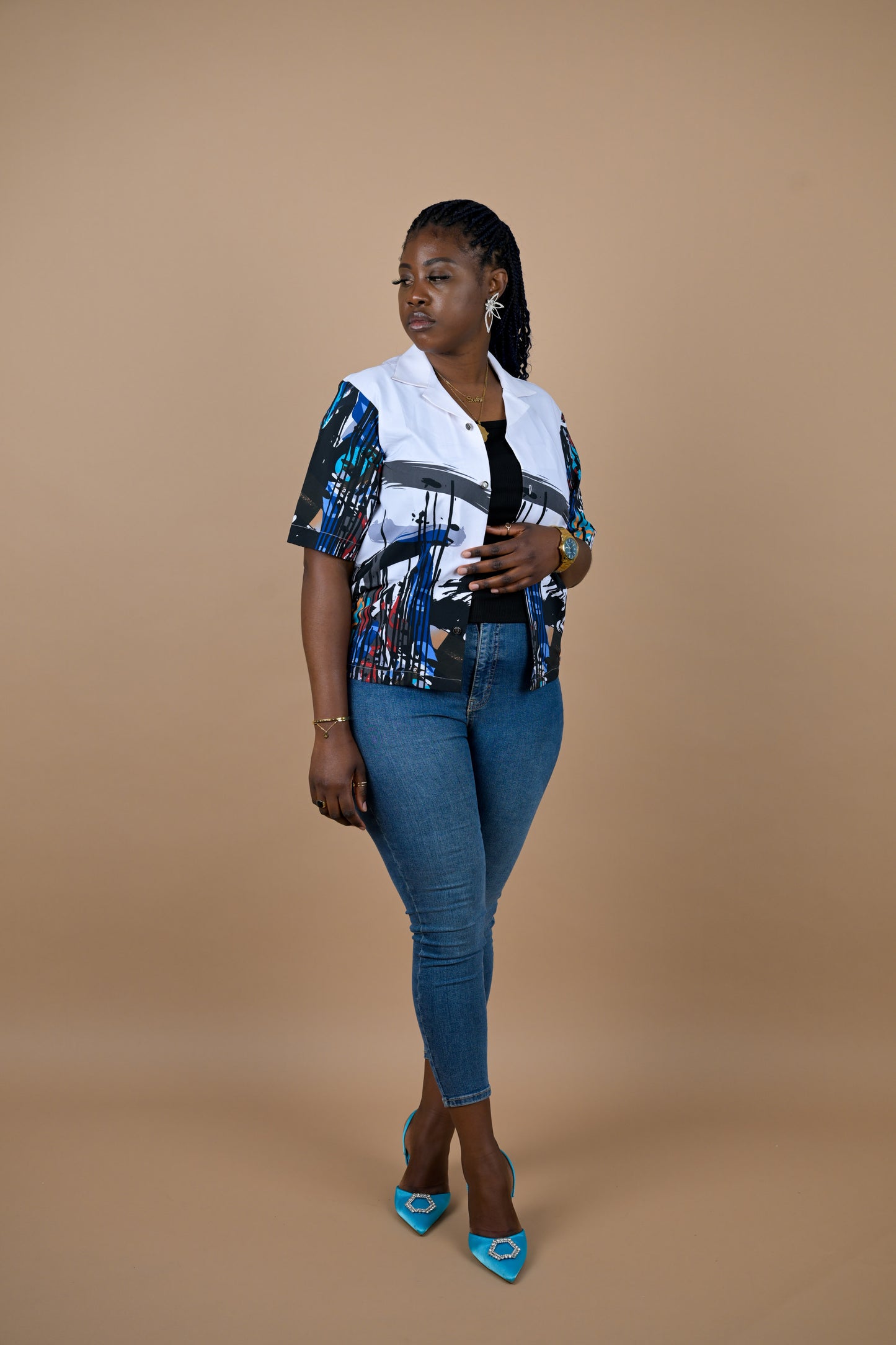 Abstract Art Short-Sleeve Shirt