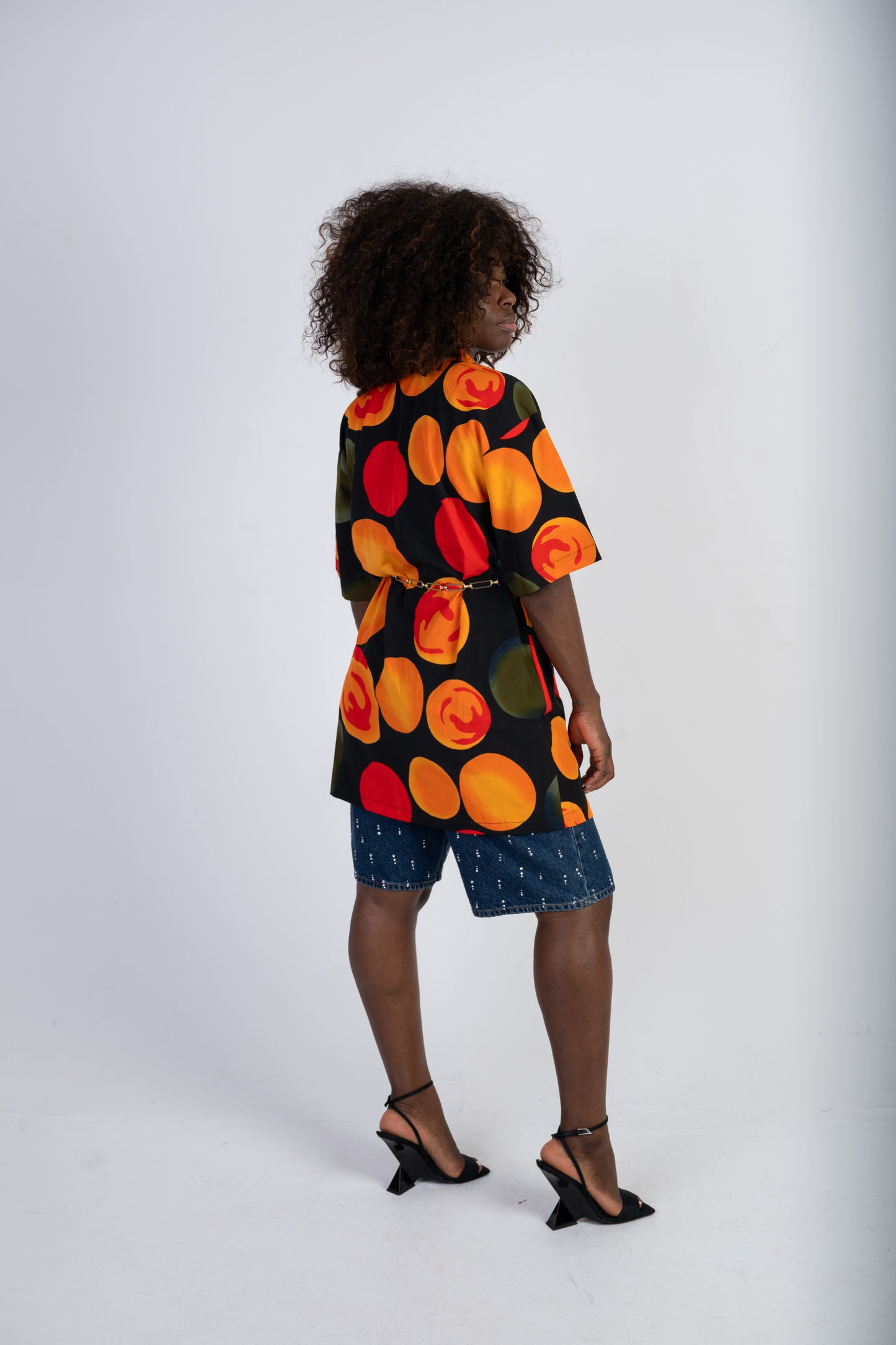 Print Kimono Top