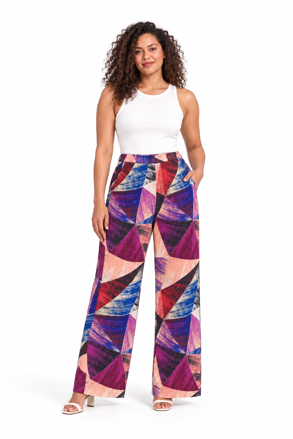 Prism Canvas Pants | Contemporary Statement Womenswear