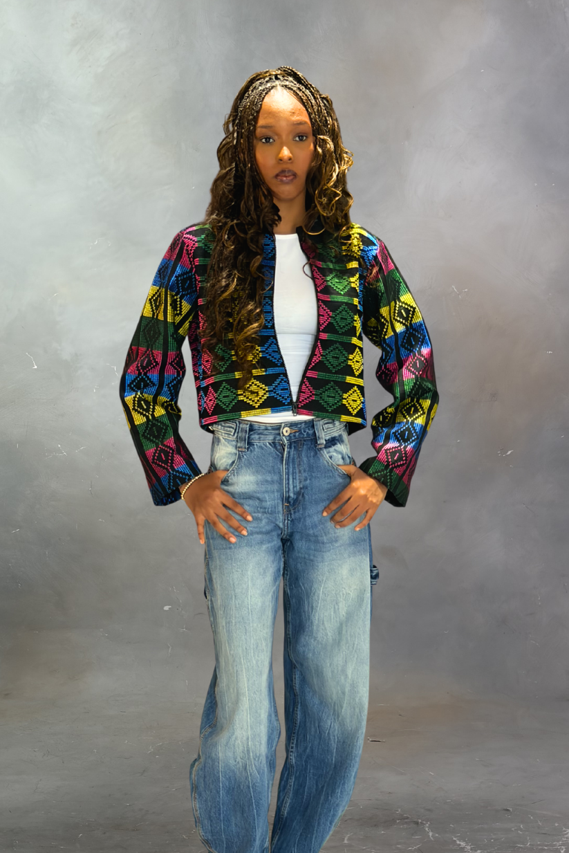 Akwete Prism Jacket | Contemporary Streetwear