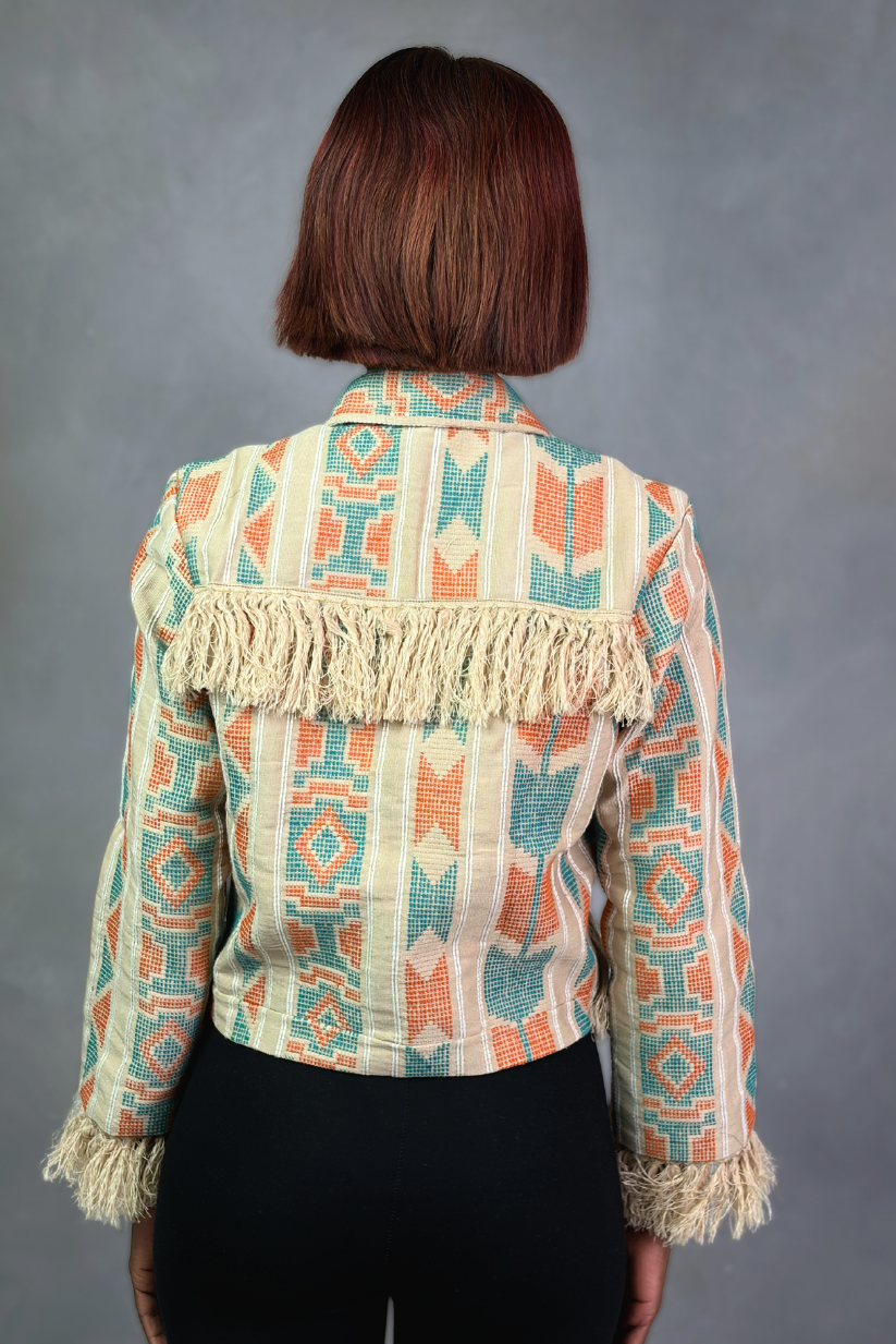Akwete Fringe Jacket | Contemporary Streetwear