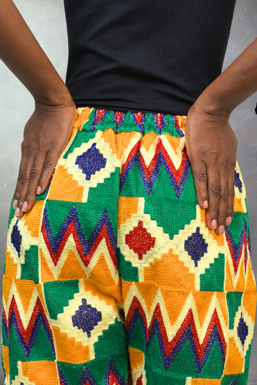 Akwete Ember Balloon Trousers| Contemporary Streetwear