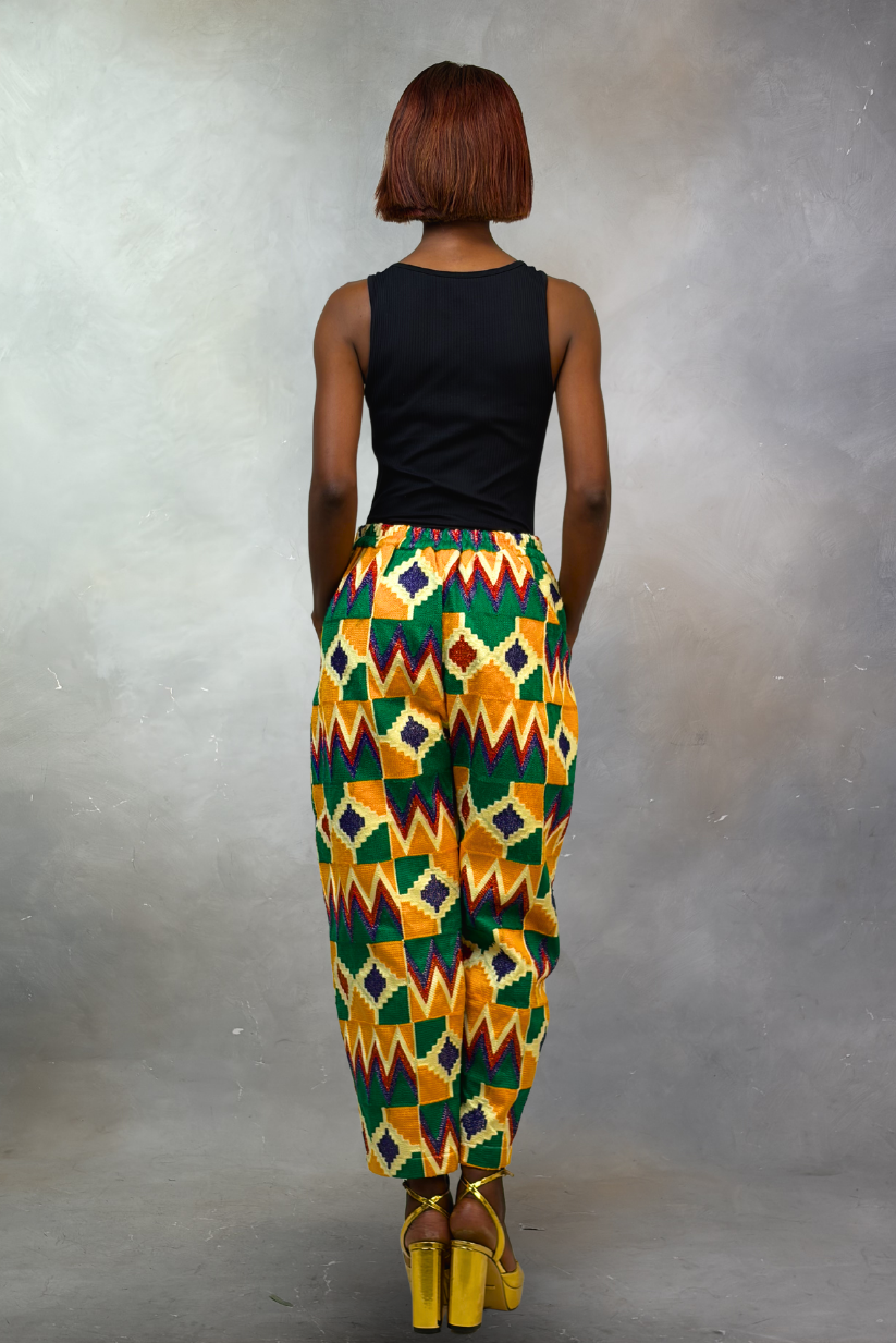 Akwete Ember Balloon Trousers| Contemporary Streetwear