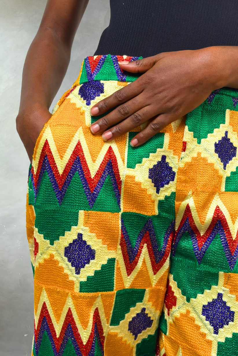 Akwete Ember Balloon Trousers| Contemporary Streetwear