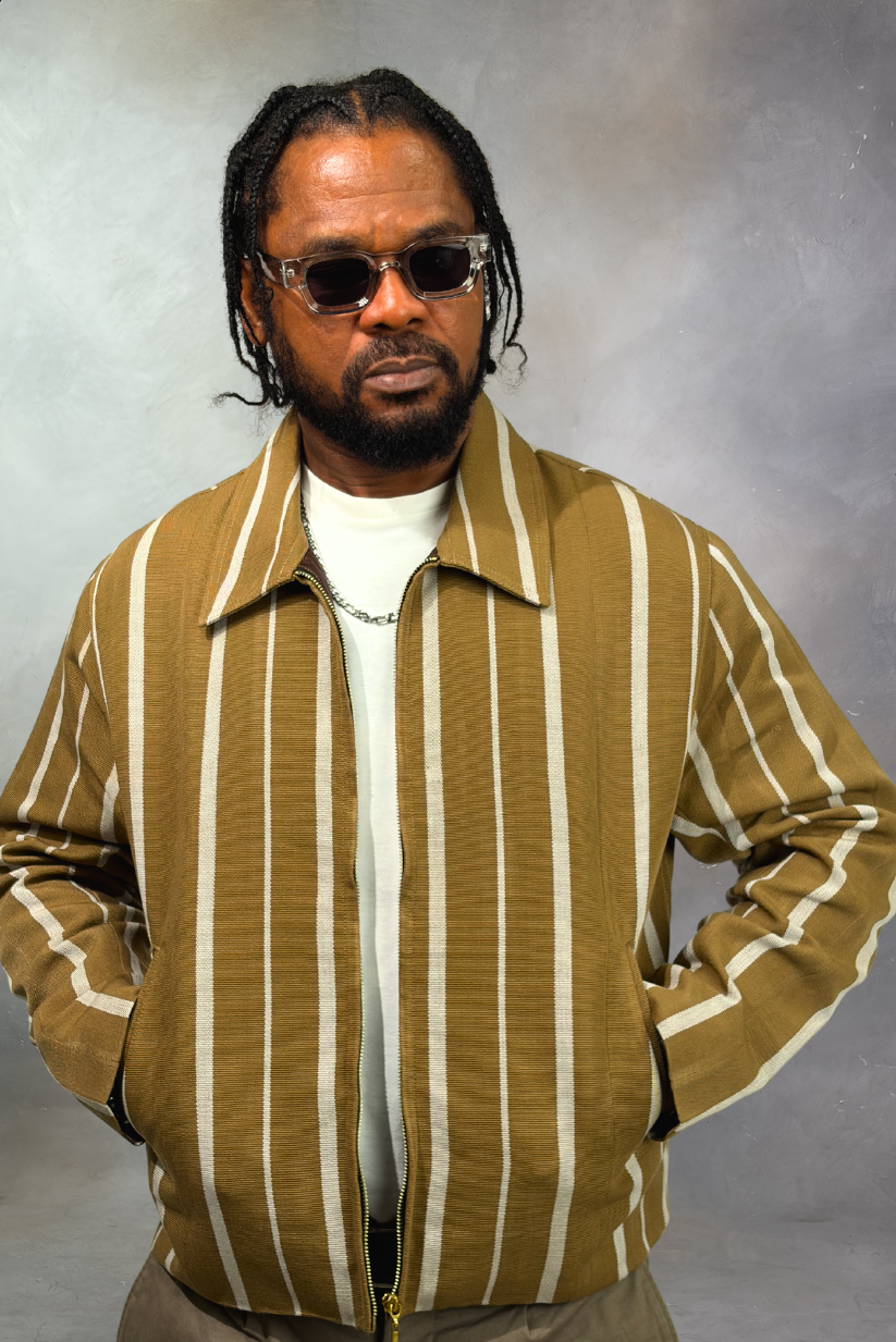 Aso-Oke Bomber Jacket - | Contemporary African Streetwear
