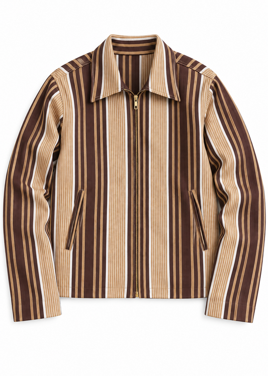 Aso-Oke Bomber Jacket - | Contemporary Streetwear