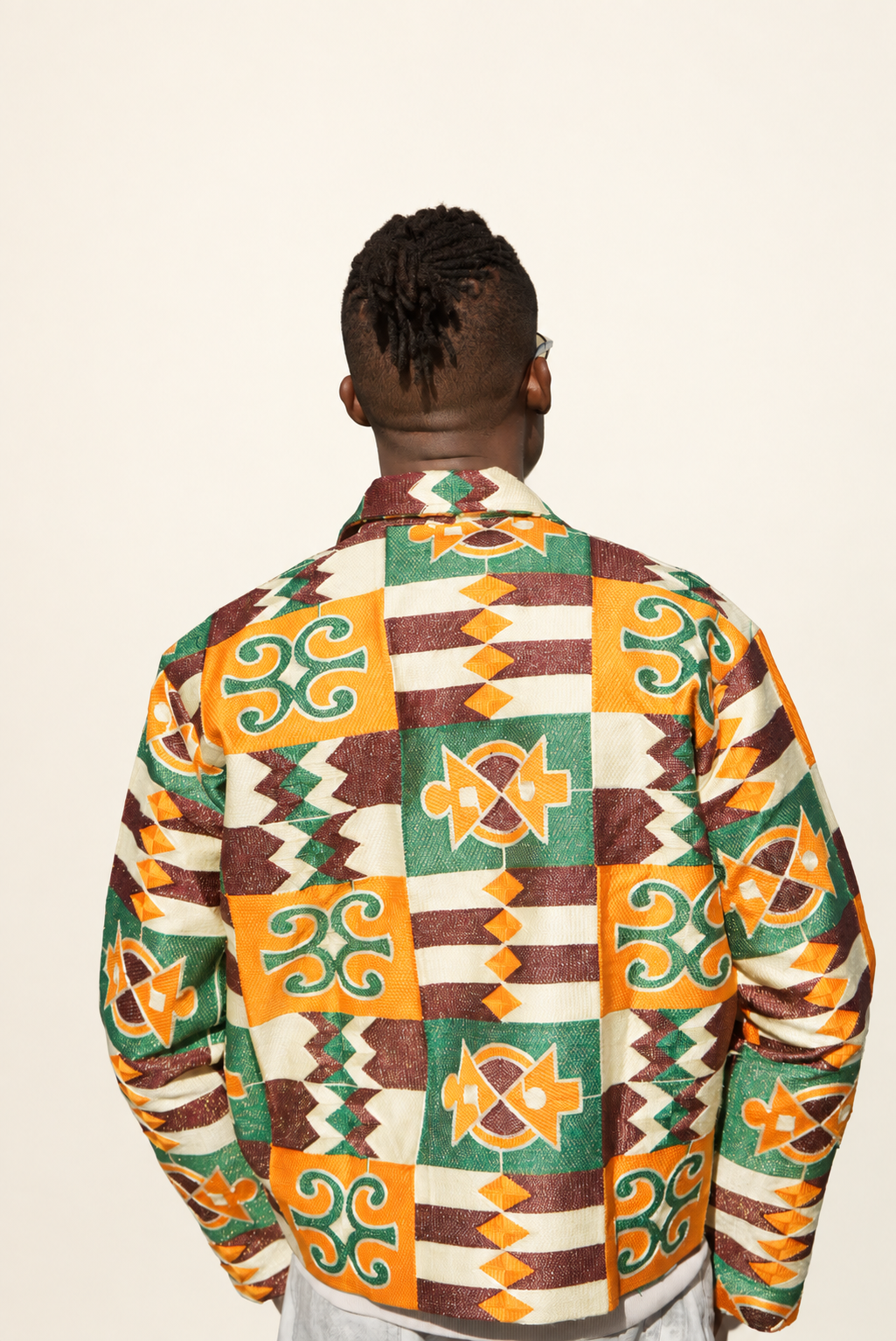 Akwete-George Relic Print Jacket
